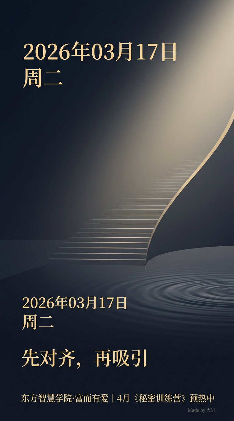 先对齐，再吸引