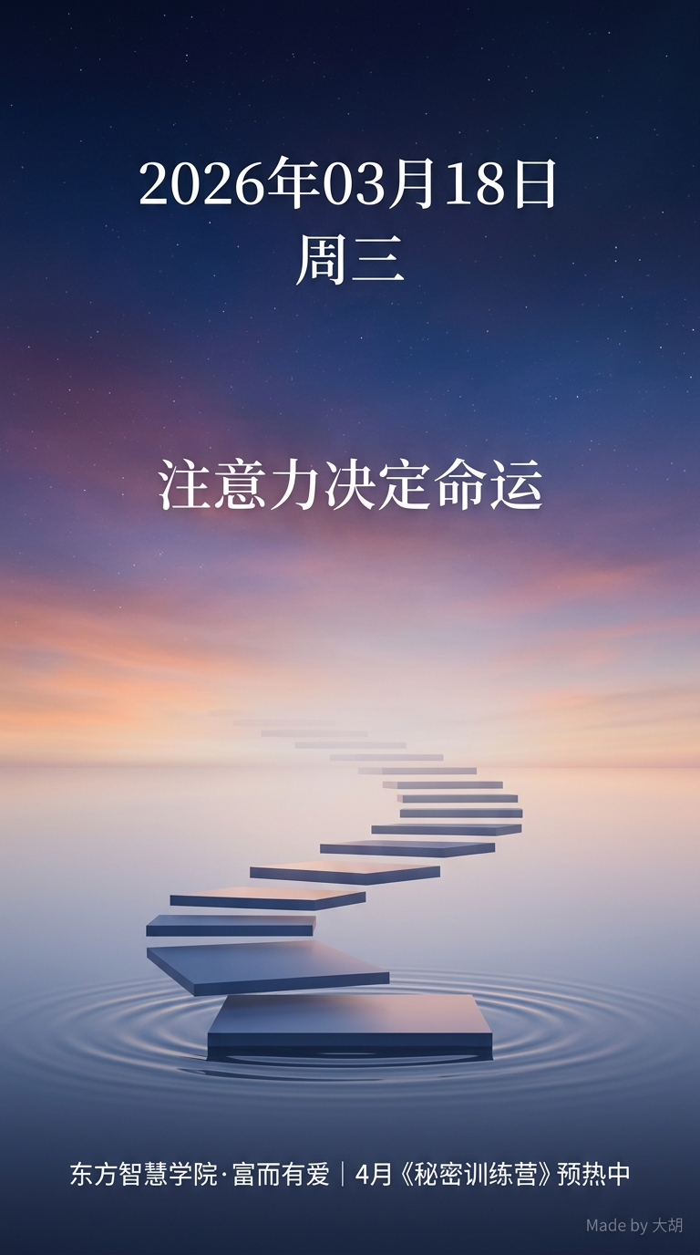 注意力决定命运