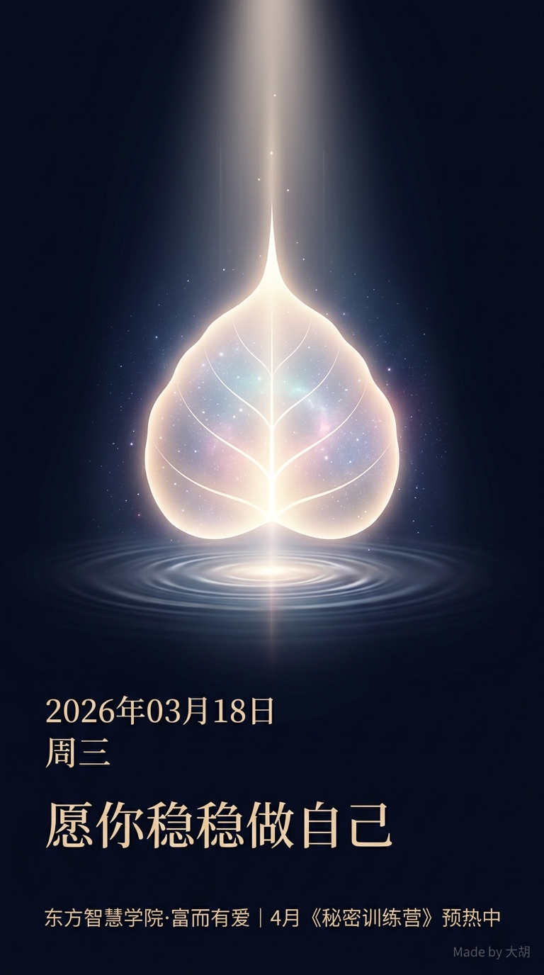 愿你稳稳做自己