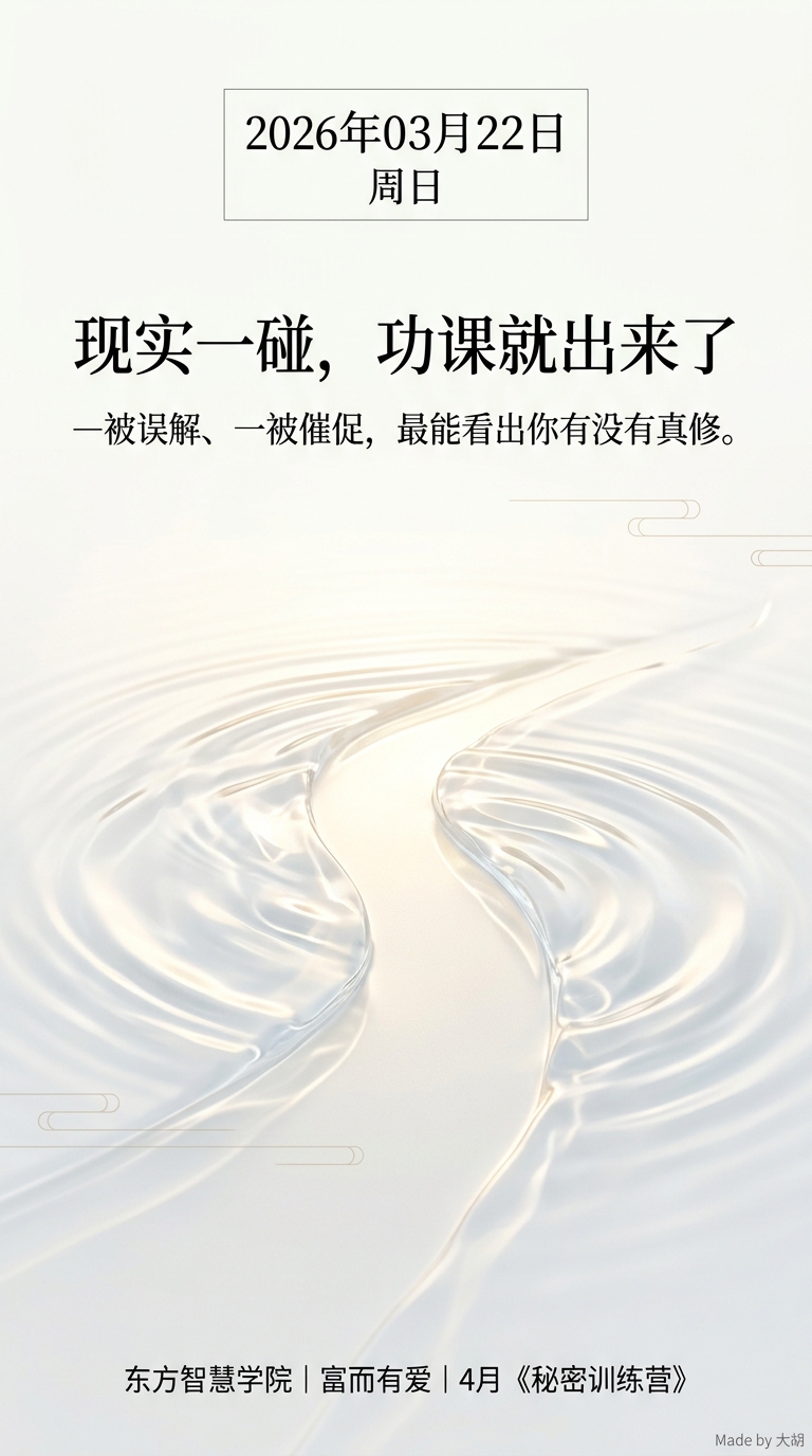 现实一碰，功课就出来了