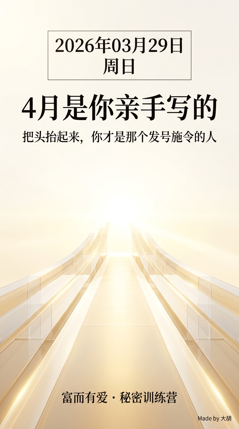 4月是你亲手写的