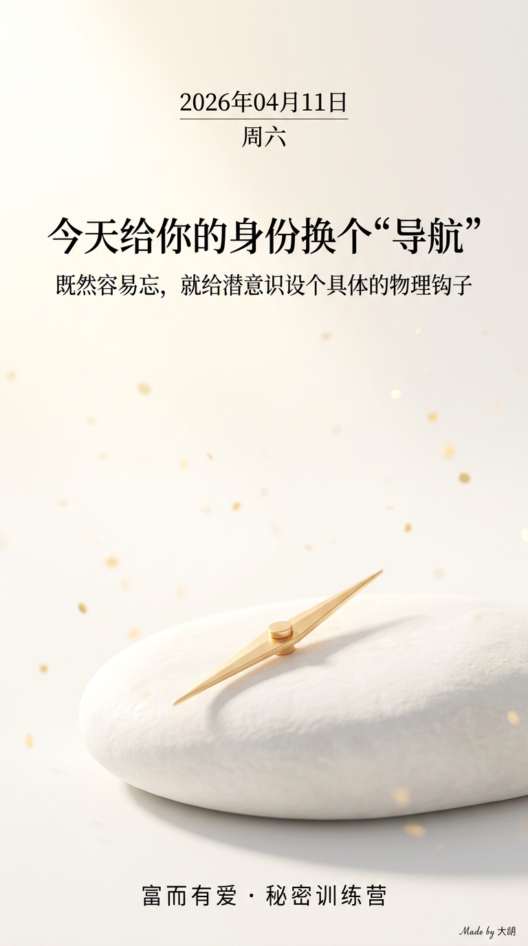 今天给你的身份换个“导航”