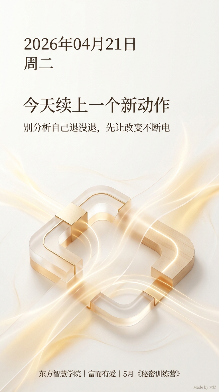 今天续上一个新动作