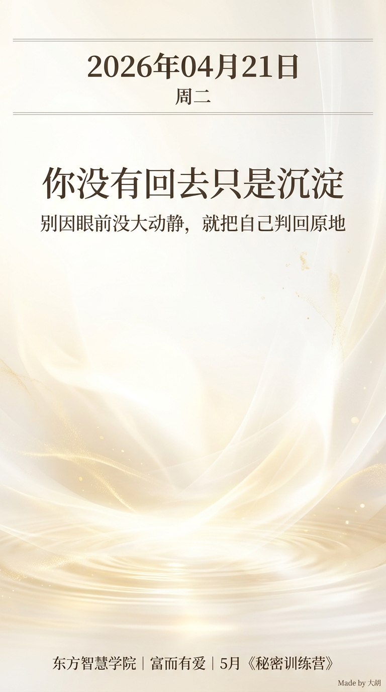 你没有回去只是沉淀