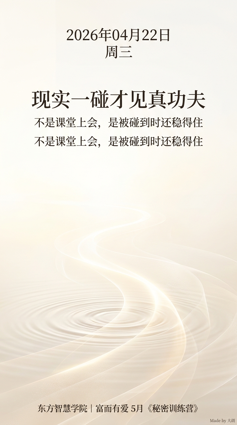 现实一碰才见真功夫