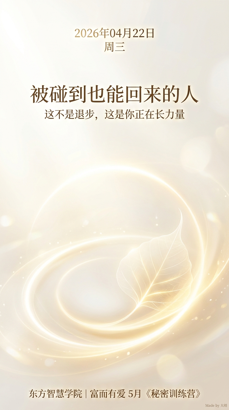 被碰到也能回来的人