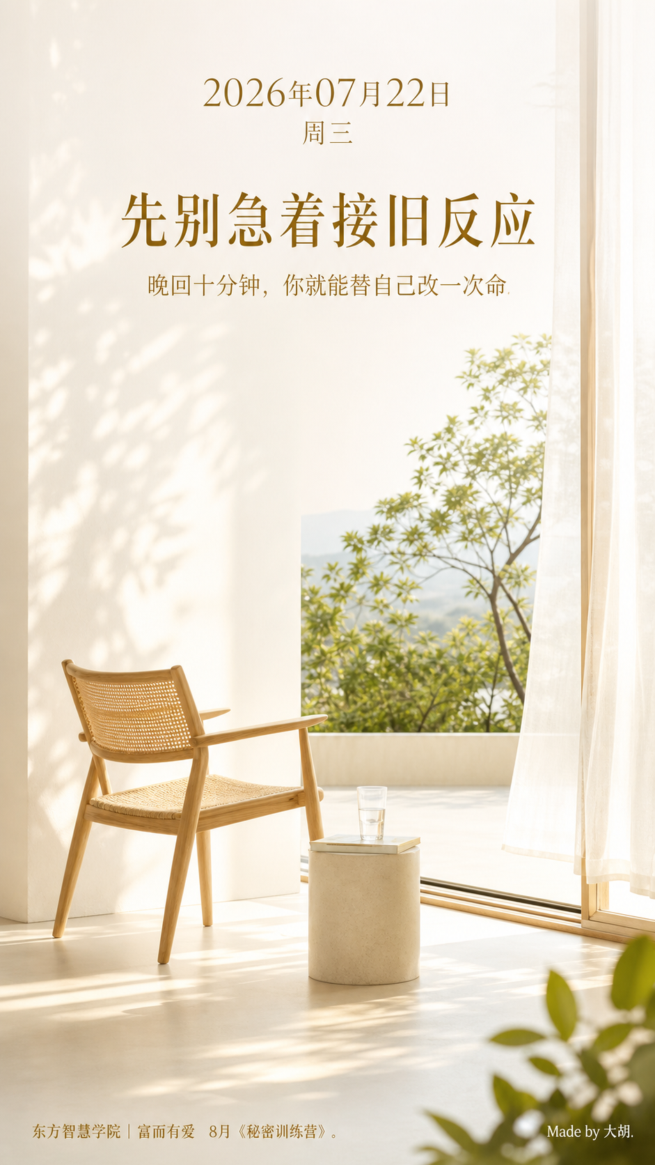 先别急着接旧反应