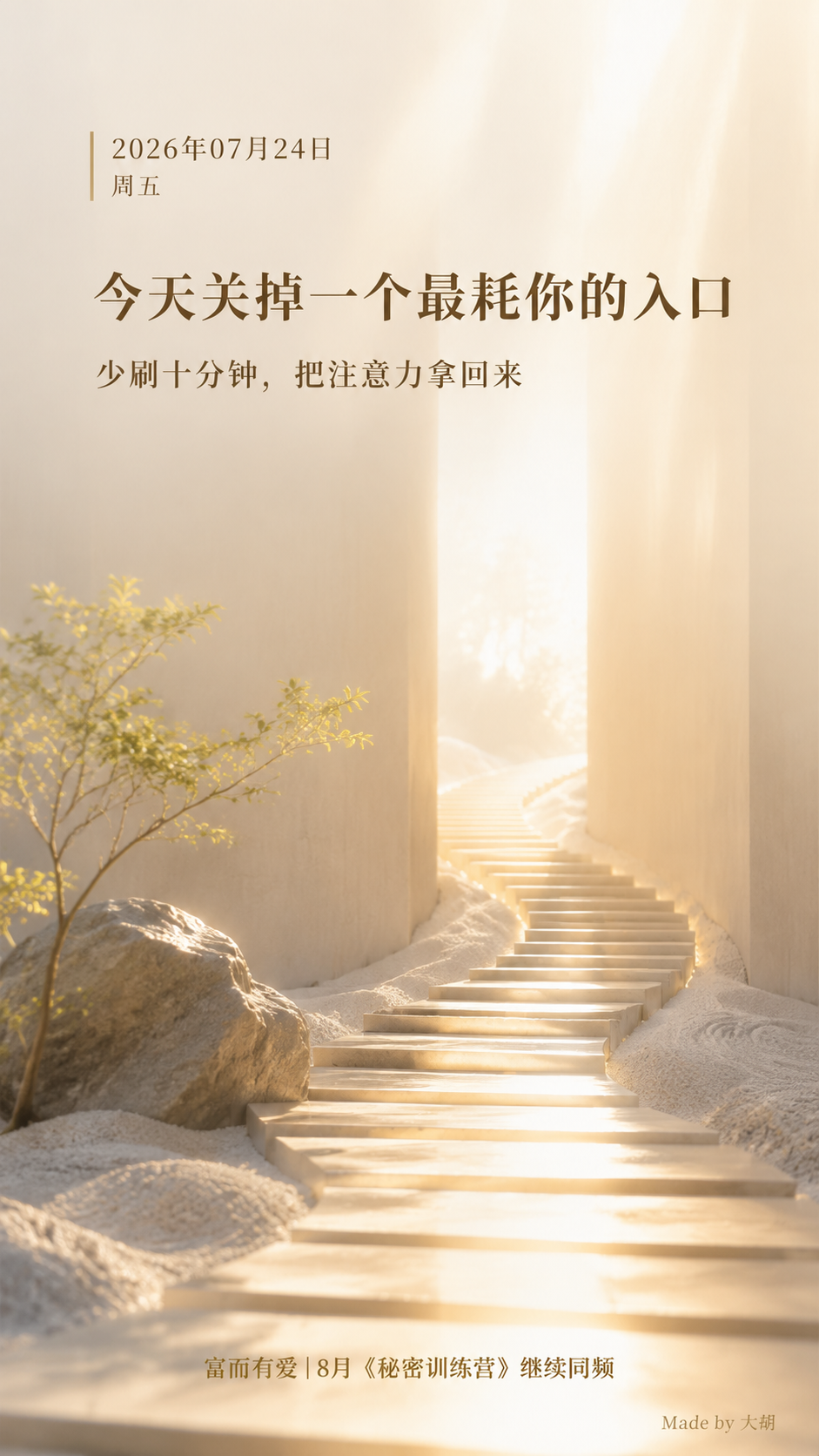 今天关掉一个最耗你的入口