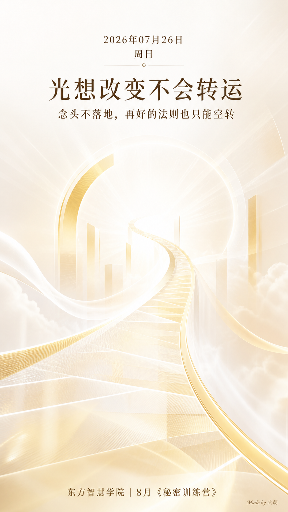 光想改变不会转运