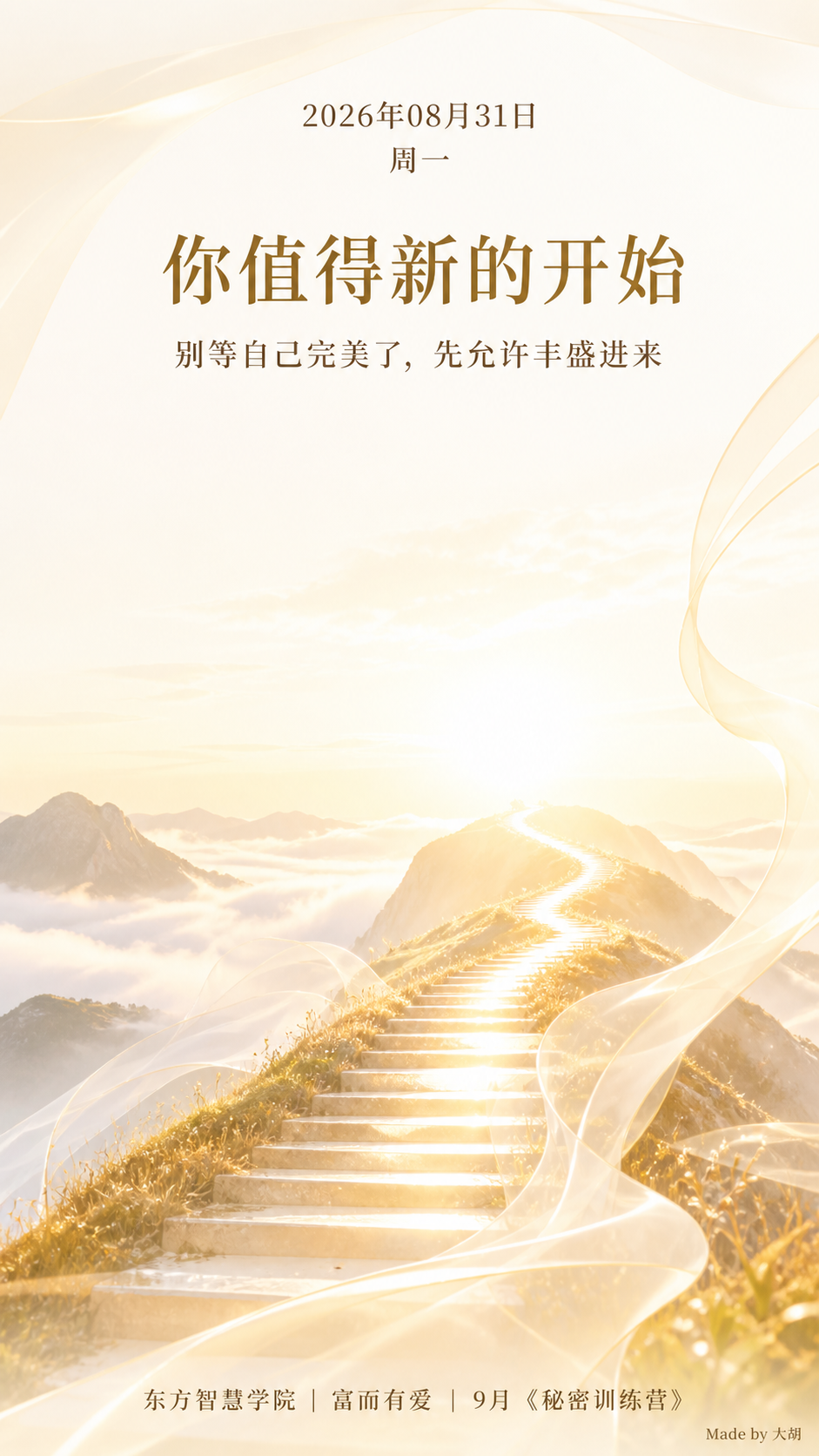 你值得新的开始