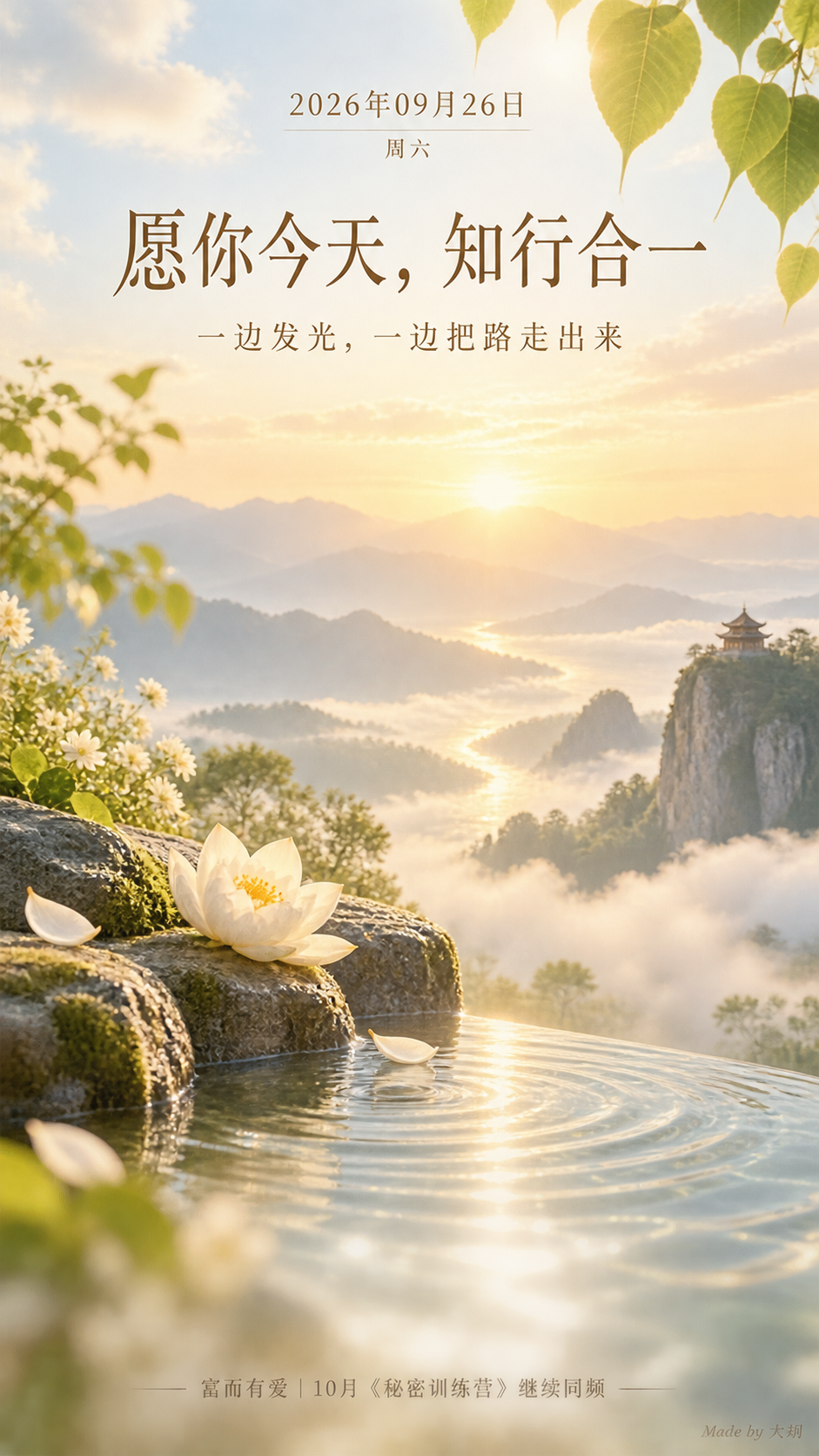 愿你今天，知行合一